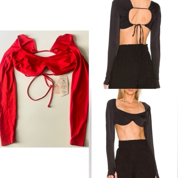 NWT HAH Keep It Up Cropped Top Size Medium - Picture 1 of 8